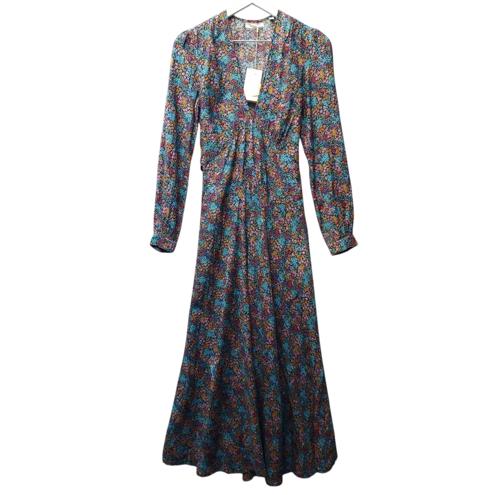 Doen Multicolor Floral Long Sleeve Dress